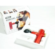 Портативный ручной массажер пистолет для тела Fascial Gun Mini Red