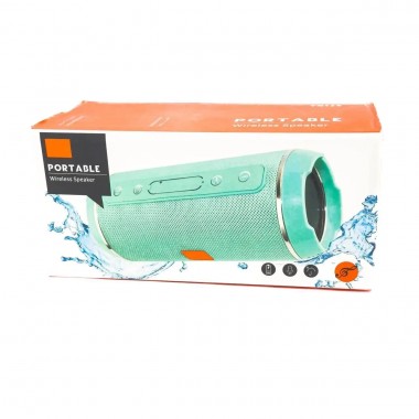 Колонка портативная T&G TG116 Bluetooth FM бирюзовый