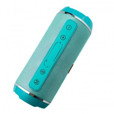 Колонка портативная T&G TG116 Bluetooth FM бирюзовый