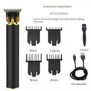 Машинка для стрижки волос и бороди аккумуляторная с насадками безпроводная для окантовки триммер TWHR-20-2