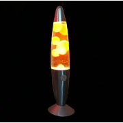 Лава лампа с парафином 35 см оранжевая ночник светильник восковая лампа Magma Lamp парафиновая лампа