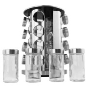 Карусель для специй Spice carousel 12 отсеков компактная серебристый