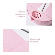 Многофункциональная ручная овощерезка 12в1, универсальный измельчитель овощей и фруктов (розовая)