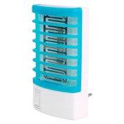 Лампа от комаров Night Lamp Бело Голубая антимоскитная электрическая ловушка насекомых от сети