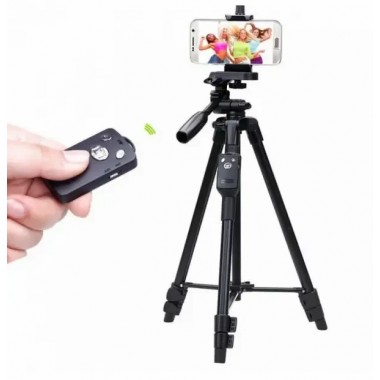 Штатив трипод с пультом ДУ профессиональный для камеры и телефона Yufeng Tripod YF-3388