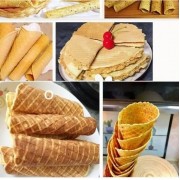 Вафельница электрическая для Тонких Вафель DSP KC-1144 1000Вт Белая