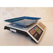 Весы торговые электронные Alfasonic AS-A099 настольные, до 55 кг, металлические кнопки