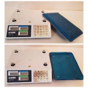 Весы торговые электронные Alfasonic AS-A099 настольные, до 55 кг, металлические кнопки