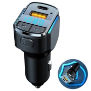 FM-трансмиттер Inspire C34 MP3 25W 12-24V Black (FM-C34)