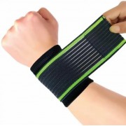Бандаж эластичный для запястья RIAS Wrists Support Black-Green