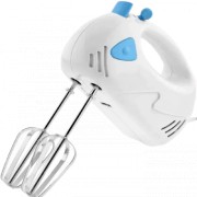 Ручной миксер Rainberg RB-1002 на 5 скоройстей 300W с переключателем скоростей белый