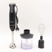 Блендер погружной 3в1, 800Вт GRANT GR7015, Черный / Ручной блендер-измельчитель с миксером и чашей