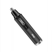 Портативный аккумуляторный триммер для стрижки волос носа, ушей и висков 2 в 1 DSP F40007 Черный