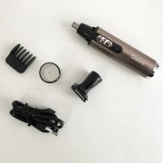 Триммер GEMEI GM-3112 2в1, электробритва с насадками для бороды, триммер для бороды, триммер беспроводной TVS