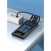 Зарядное устройство для телефона Power Bank 30000 mAh с солнечной панелью UKC