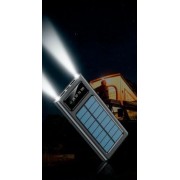 Зарядное устройство для телефона Power Bank 30000 mAh с солнечной панелью UKC