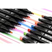 Маркеры TOUCH Sketch Marker Black 80 шт разноцветные + сумка