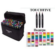 Маркеры TOUCH Sketch Marker Black 80 шт разноцветные + сумка