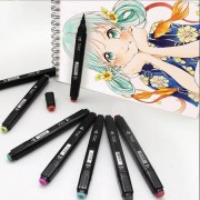 Маркеры TOUCH Sketch Marker Black 80 шт разноцветные + сумка