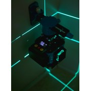 Лазерный 4D 16-линейный зеленый уровень, самовыравнивающийся инструмент для измерения пересечения линий на 360