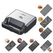 Вафельница мультимейкер орешница гриль 8в1 Zepline 2200W Мощный электрогриль со сменными пластинами ZP-808