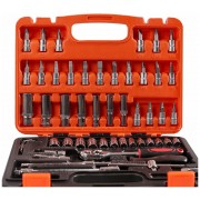 Набор торцевых головок бит с трещеткой 1/4