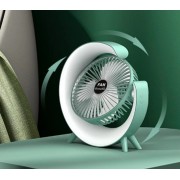 Вентилятор электрический USB 3-скоростной с цветной подсветкой 180° бесшумный