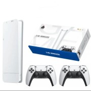 Игровая мини консоль HDMI M15 GAME STICK 4K 64GB 20000 бесплатных игр + два беспроводных контроллера белая PS1