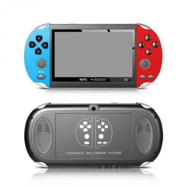 Игровая приставка портативная PSP X7, экран 5.1, встроенные игры, 8Гб памяти