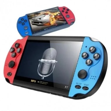 Игровая приставка портативная PSP X7, экран 5.1, встроенные игры, 8Гб памяти