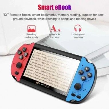 Игровая приставка портативная PSP X7, экран 5.1, встроенные игры, 8Гб памяти