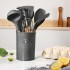 Набор кухонных принадлежностей из 12 предметов Kitchen Set RD-1204 серый Набор кухонных принадлежностей из 12 предметов Kitchen Set RD-1204 серый