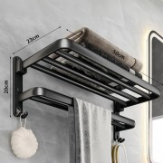 Вешалка для полотенец в ванную комнату Sonic 50 см