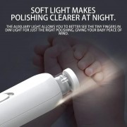 Кусачки для ногтей с подсветкой для детей, вращающаяся на 360 градусов пилка для ногтей