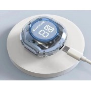 Беспроводные bluetooth наушники Синие TWS с зарядным кейсом Ultrapods Pro V5.3