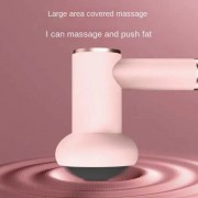 Массажер ручной Replicates Shiatsu Massager YX-720 для тела аккумуляторный с насадками антицеллюлитный Розовый