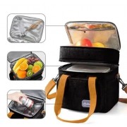 Сумка холодильник 26х25х18 см 15 л (термо-сумка) черная