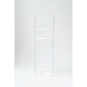 Полка-этажерка белая для унитаза (SM-12) 47х25х155 см Напольный стеллаж для хранения над унитазом