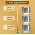 Тройное зеркало с подсветкой и увеличением на ножке для макияжа. Зеркало с сенсорным экраном и увеличением Тройное зеркало с подсветкой и увеличением на ножке для макияжа. Зеркало с сенсорным экраном и увеличением