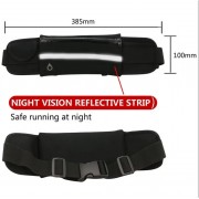 Поясная сумка для телефона водоотталкивающая спортивная Belt-Case черная