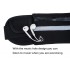 Поясная сумка для телефона водоотталкивающая спортивная Belt-Case черная Поясная сумка для телефона водоотталкивающая спортивная Belt-Case черная