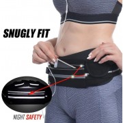 Поясная сумка для телефона водоотталкивающая спортивная Belt-Case черная