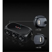 Разветвитель для прикуривателя Xunniu WT-D23 Black