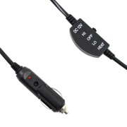 Накидка на автомобильное сиденье Aikesi 01 Black с подогревом от прикуривателя