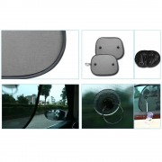 Автомобильная солнцезащитная шторка на присосках