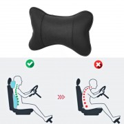 Подушка-подголовник для сидений в автомобиль 1 шт Черный