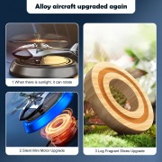 Пахучка в машину вертолет BLUE на солнечной батарее многоразового использования ароматизатор