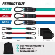 Резинки-Эспандеры для тренировок ног с петлями гимнастика для ног рук жгут лента для йоги