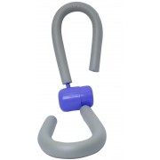 Многофункциональный тренажер-эспандер бабочка для рук ног бёдер серый и розовый