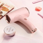 Компактный аккумуляторный фен для сушки и укладки волос WHD-01 Беспроводной фен мощностью 500 Вт Розовый